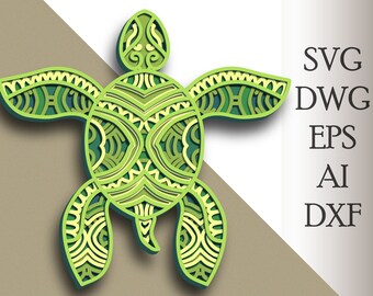 Download Mandala Turtle Svg Etsy