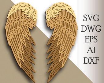 Download 3d Angel Svg Etsy