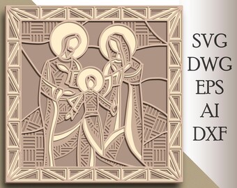 Download Holy Family Svg Etsy