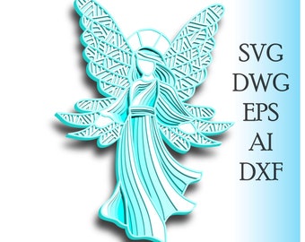 Download 3d Angel Svg Etsy