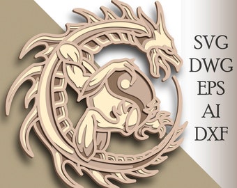 Download Dragon Mandala Svg Etsy