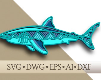 Download Mandala Shark Svg Etsy