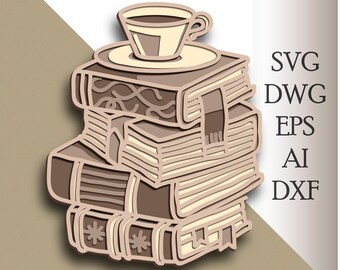 Download 3d Svg Book Etsy