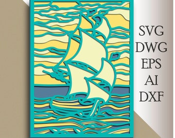 Download 3d Svg Boat Etsy
