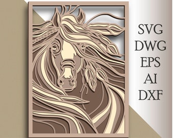 Download Mandala Horse Svg Etsy