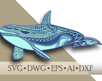 Download Whale Mandala Svg Etsy