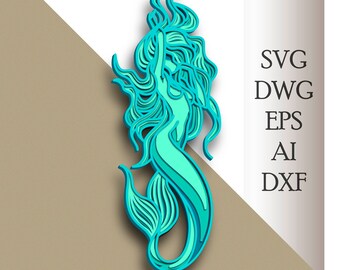 Download Mermaid Mandala Svg Etsy