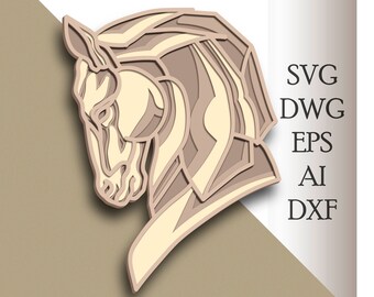 Download Layered Horse Svg Etsy