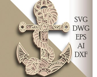 Download Mandala Anchor Etsy
