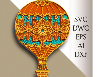 Download Hot Air Balloon Svg Etsy