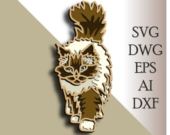 Free Free 206 Layered Cat Mandala Svg Free SVG PNG EPS DXF File