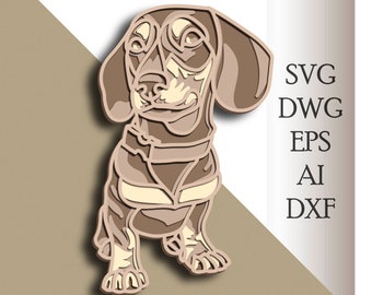 Download Dachshund Mandala Etsy