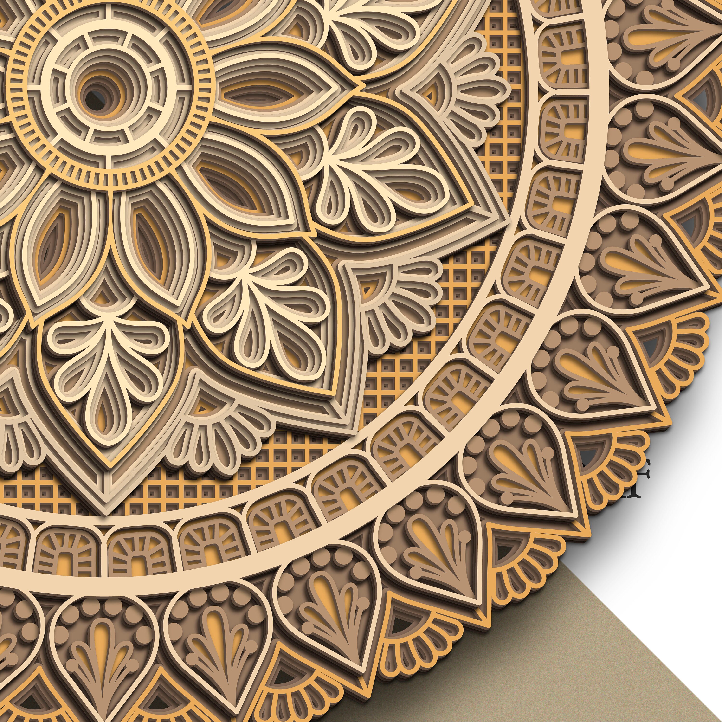 Free Free Multilayer Mandala Svg 290 SVG PNG EPS DXF File