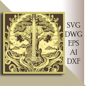 Tree of Life multilayer SVG/ Tree of Life cut file/ 3D layer/ Plywood cutting/ Paper cutting/ SVG file/ 3D mandala plywood