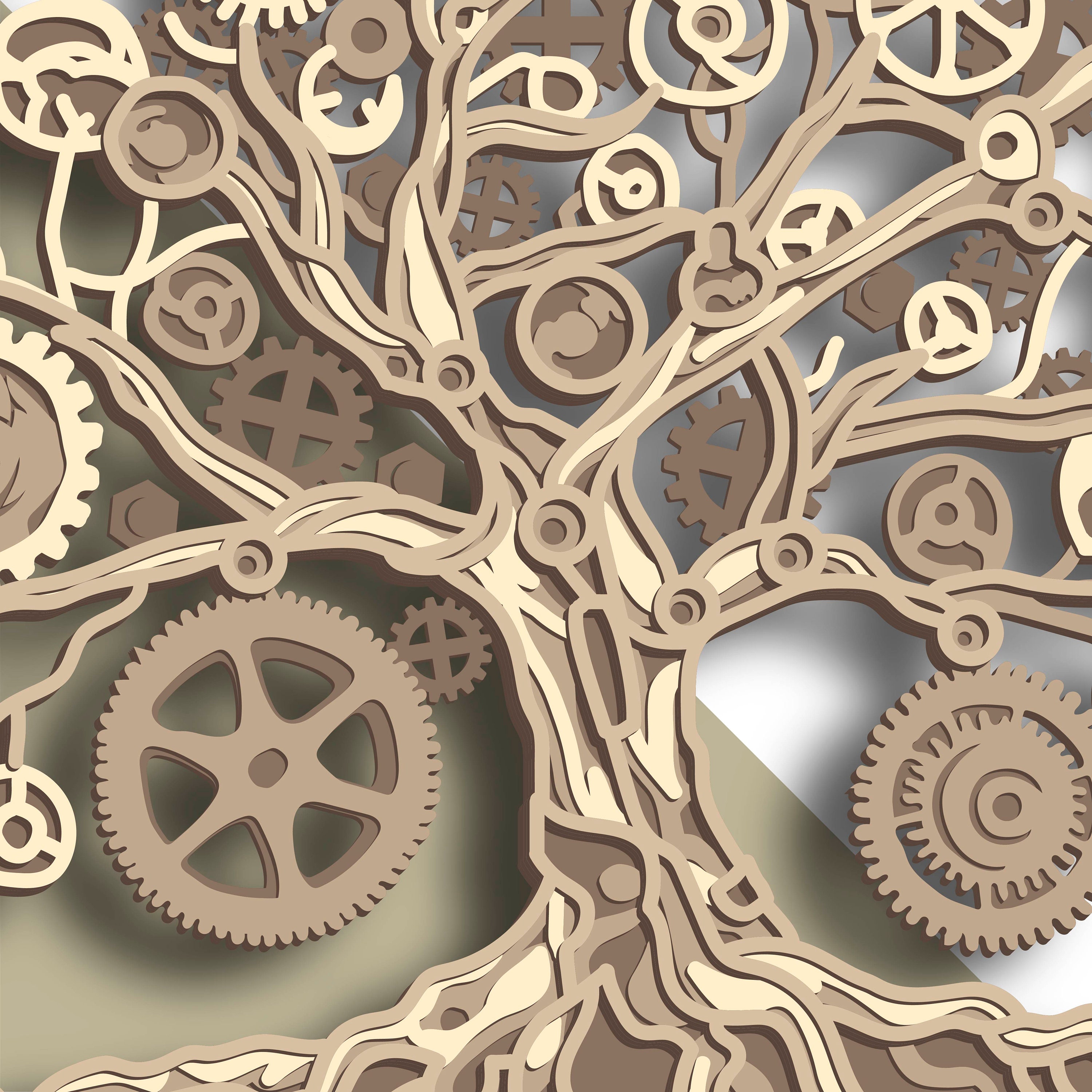 Tree of Life Multilayer SVG. Laser Cut File. Layer Construction ...