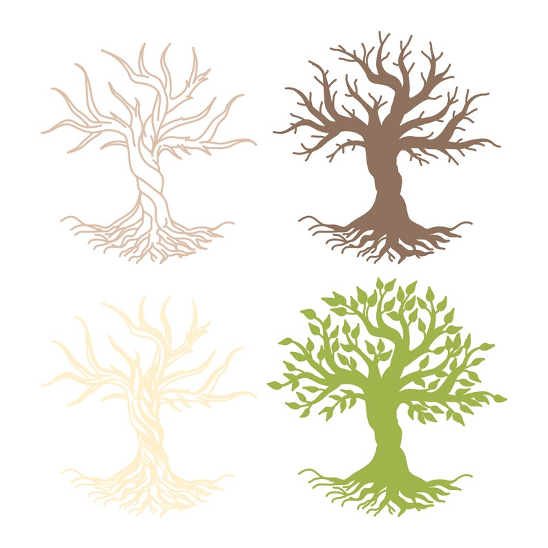 Tree of Life multilayer SVG Tree of Life cut file 3D layer Plywood cutting Paper cutting SVG file 3D mandala plywood