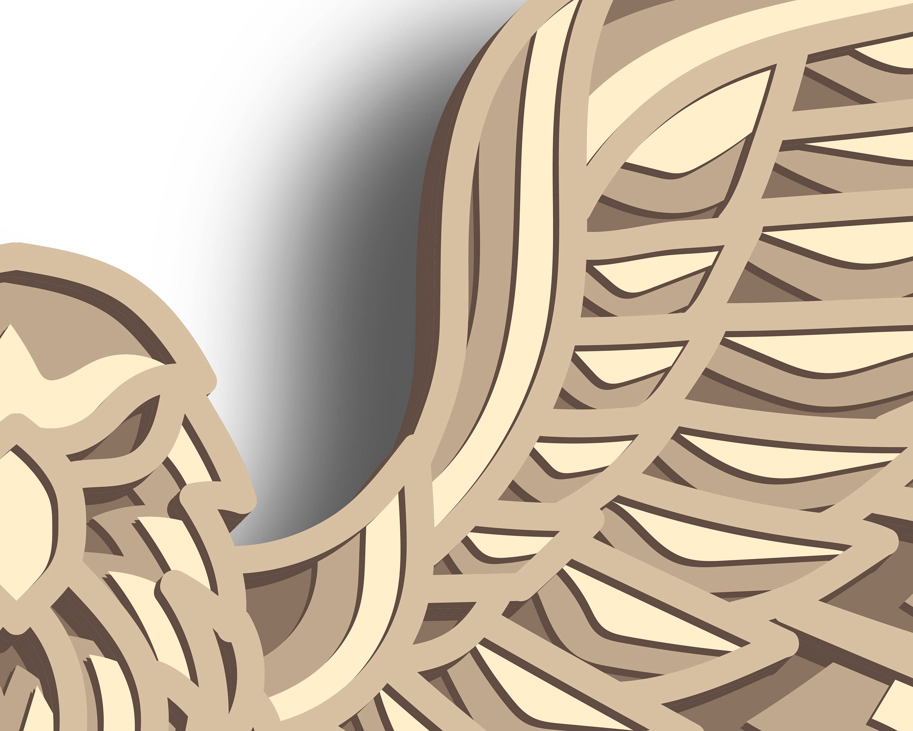 3D Eagle Multilayer SVG. Laser Cut File. Layer Construction. Plywood ...