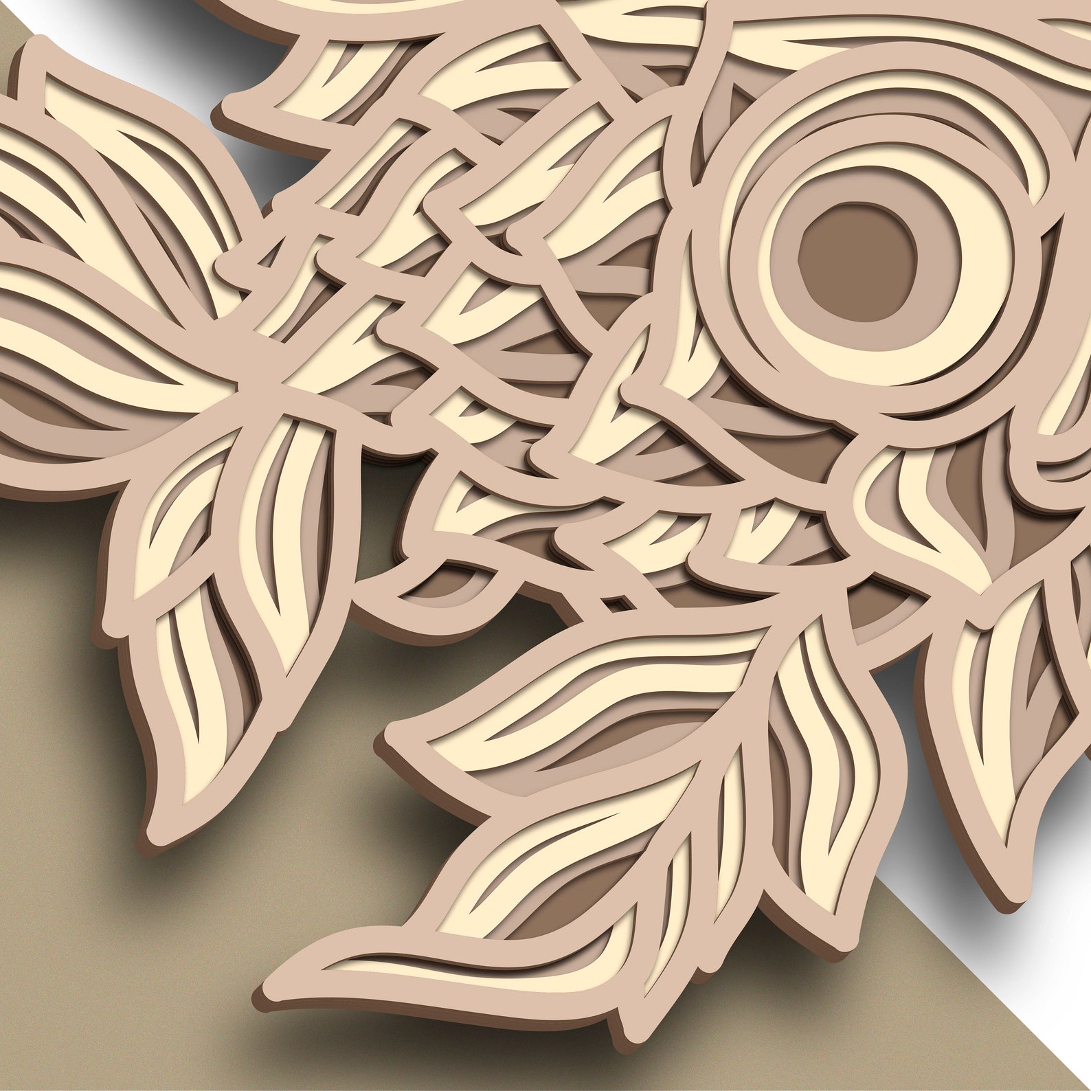 Download Fish multilayer SVG/ Fish cut file/ 3D layer/ Plywood cutting/ | Etsy