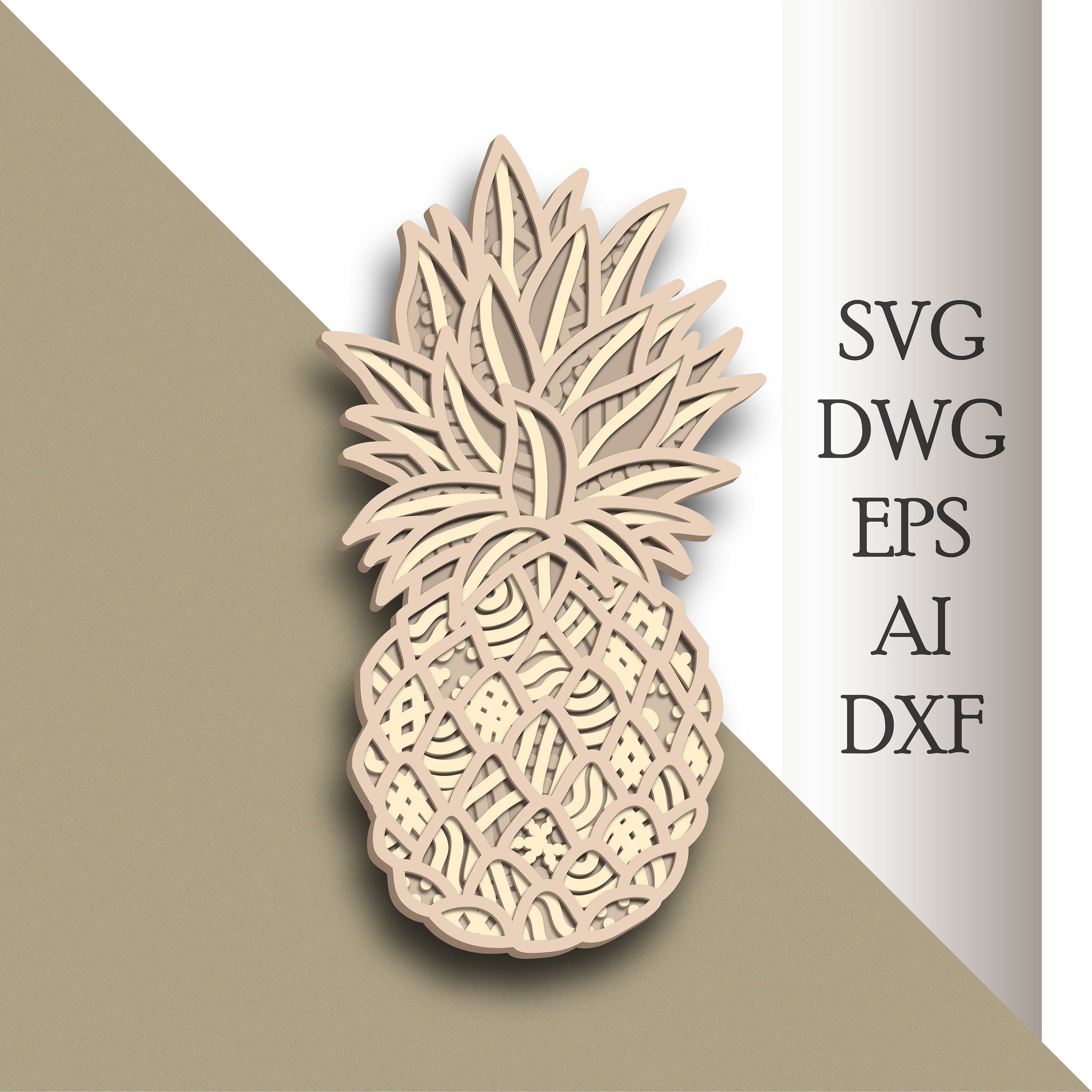 Free Free Layered Pineapple Svg 438 SVG PNG EPS DXF File