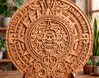 アステカカレンダーの壁飾り メキシカカレンダー 太陽石 メキシコ マヤ