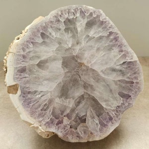 Huge Raw Amethyst Slice, Amethyst Slice, Raw Amethyst Slice, Purple Amethyst Slice, Big Amethyst Slice, Amethyst Rock Geode, Amethyst Cave