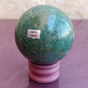 JADE Sphere, Healing Crystal, Wish Stone, Nephrite Ball, Jade Stone, Polished JADE Sphere, High Quality Jade