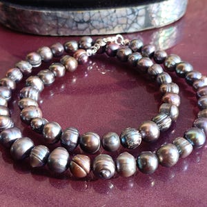 Pearl Necklace, Keshi Pearls, Pearl Necklace, Freshwater Natural Pearl, Pearl Necklace, Gift Shell Box