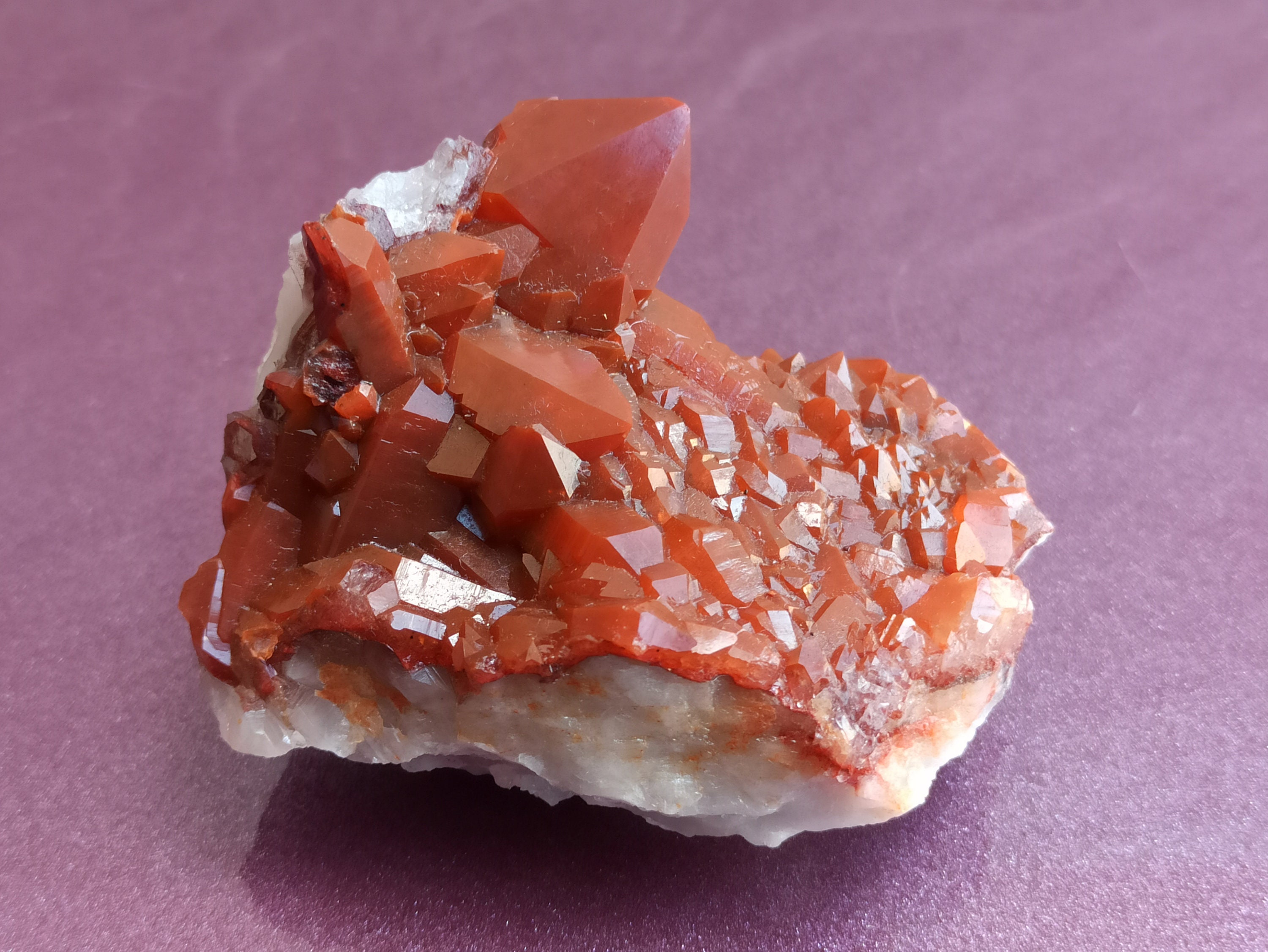 Spanish Geode Rare Eisenkiesel Quartz Crystal: Raw Jacinta De Compostela Geode ...