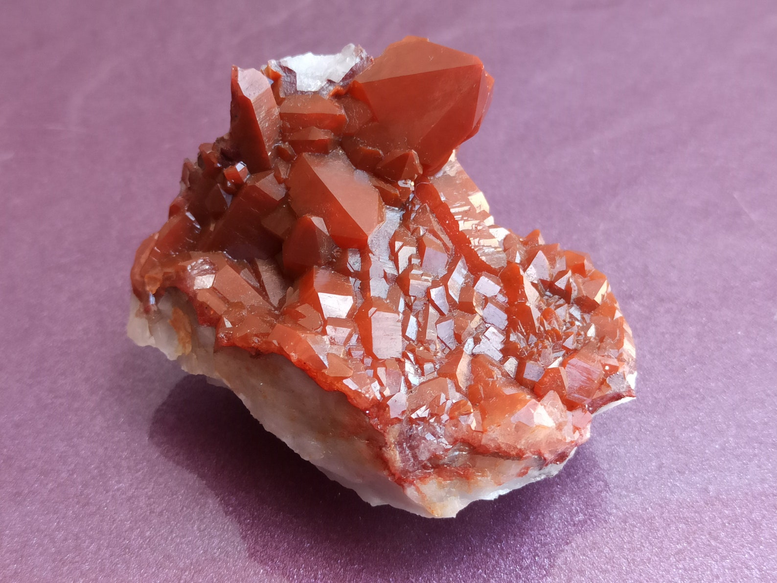 Spanish Geode Rare Eisenkiesel Quartz Crystal: Raw Jacinta De Compostela Geode ...