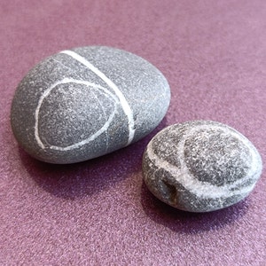 Pair of Irish Hag Stones: Ancient Celtic Wish Stones