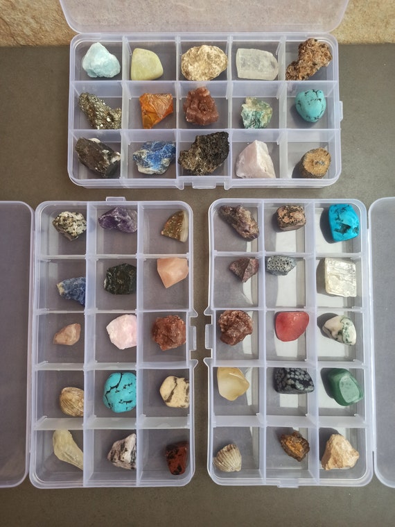 Colección completa de Minerales-Piedras Preciosas de segunda mano