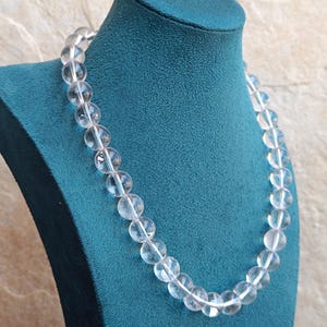 925 Silver Rock Crystal Necklace, Rock Crystal Necklace, Wedding Necklace, Wedding Jewellery, Genuine Rock Crystal, Wedding