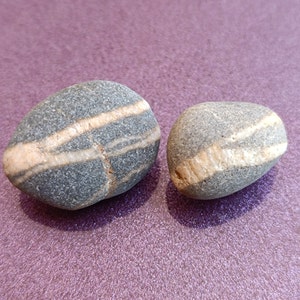 Pair Irish Hag Stones: Ancient Celtic Wish Magic Stones, Amulet
