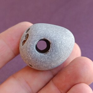 Chicken God Stone, Irish Hag Stone, Healing Amulet