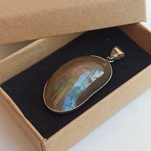 Nautilus Gold Filled Pendant, Mother-Of-Pearl Shell, Gold Plated Pendant, Unique Nacre Shell Pendant, Elegant Nautilus Pendant