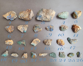 Raw Azurite Malachite, Raw Azurite Stone, Raw  Malachite Stone, Spanish Azurite Malachite, Raw Crystals, Raw Stones