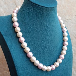 925 Silver Mallorca Pearl Necklace, Mallorca Pearls, Wedding Jewelry, Wedding Necklace, Pearl Necklace