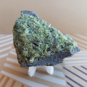 RARE Olivine Stone, Raw Olivine Crystal, Raw Olivine Mineral, Olivine Crystal, Olivine Stone With Crystals, Olivine Stone