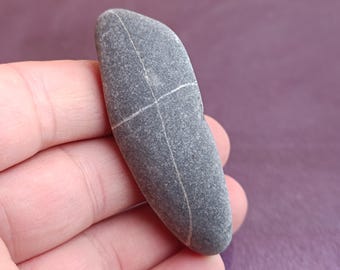 Religieuze kruissteen, kruissteen, wenszee strandstenen, set strandstenen, schatgesteente set, mediterrane kiezelsteen