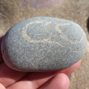 Rare Irish Hag Stone: Beach Wishing Stone Amulet