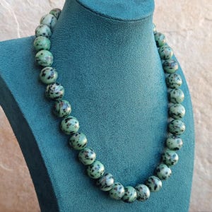 Ruby Zoisite Genuine Necklace, Vintage Ruby Zoisite Choker, Ruby Zoisite Chain, Ruby Zoisite Stone Necklace, Ruby Zoisite Necklace
