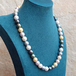 925 Silver Mallorca Pearl Necklace, Mallorca Pearls, Wedding Jewelry, Wedding Necklace, Pearl Necklace
