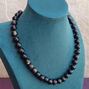 Obsidian Silver Plated Necklace, Obsidian, Obsidian Charm, Gemstone Obsidian, Healing Crystal, Wish Stone