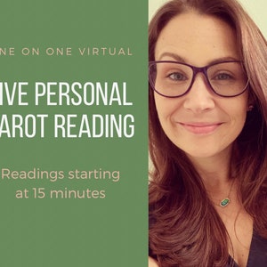 15 minute LIVE Virtual Tarot Reading - Get Your Questions Answered