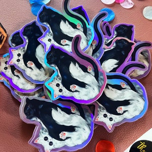 Cursed Cats - Holo Sticker