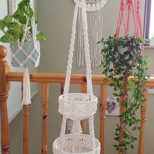Macrame basket