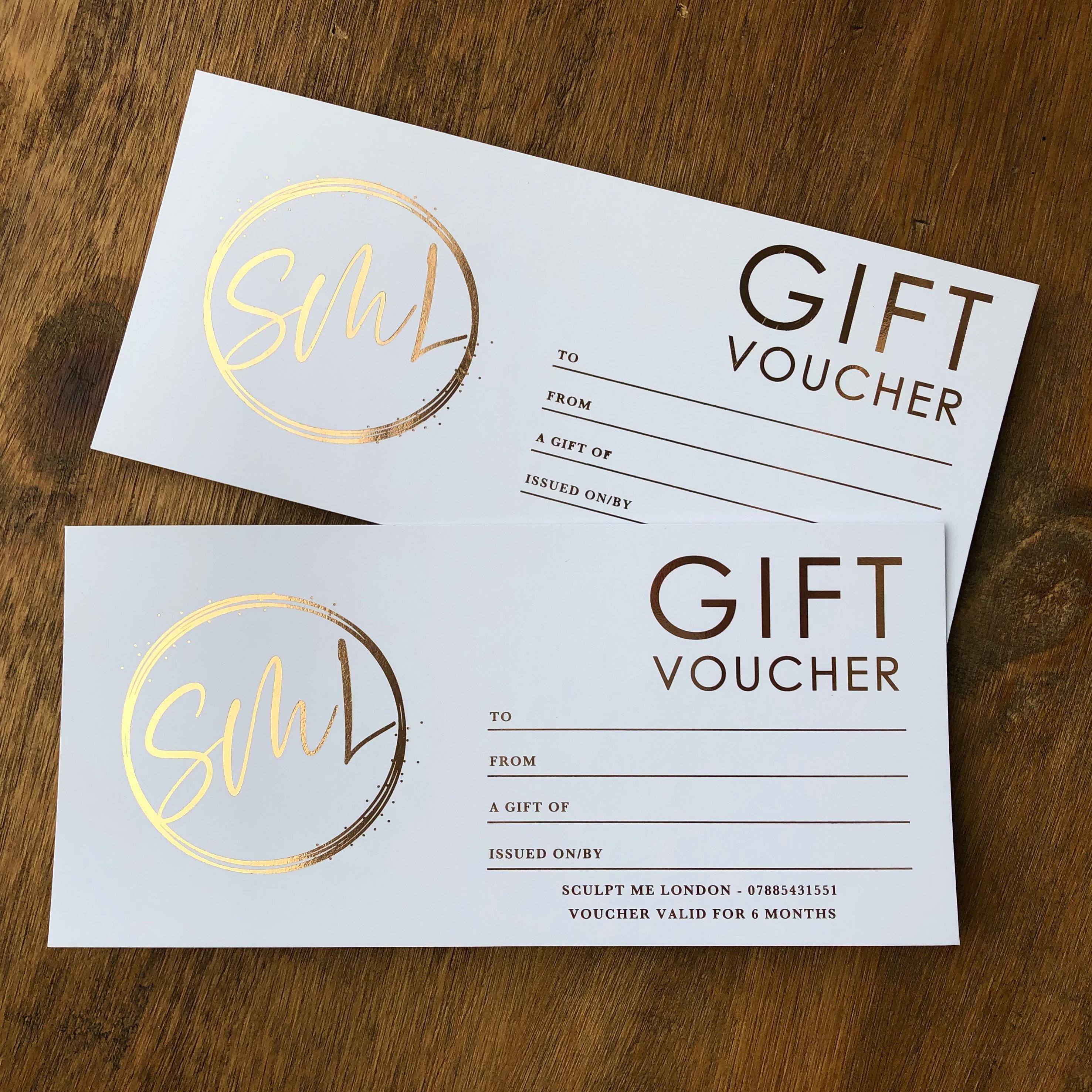 Gift Vouchers, Gift Certificate, Foiled Gift Voucher, Business Cards ...