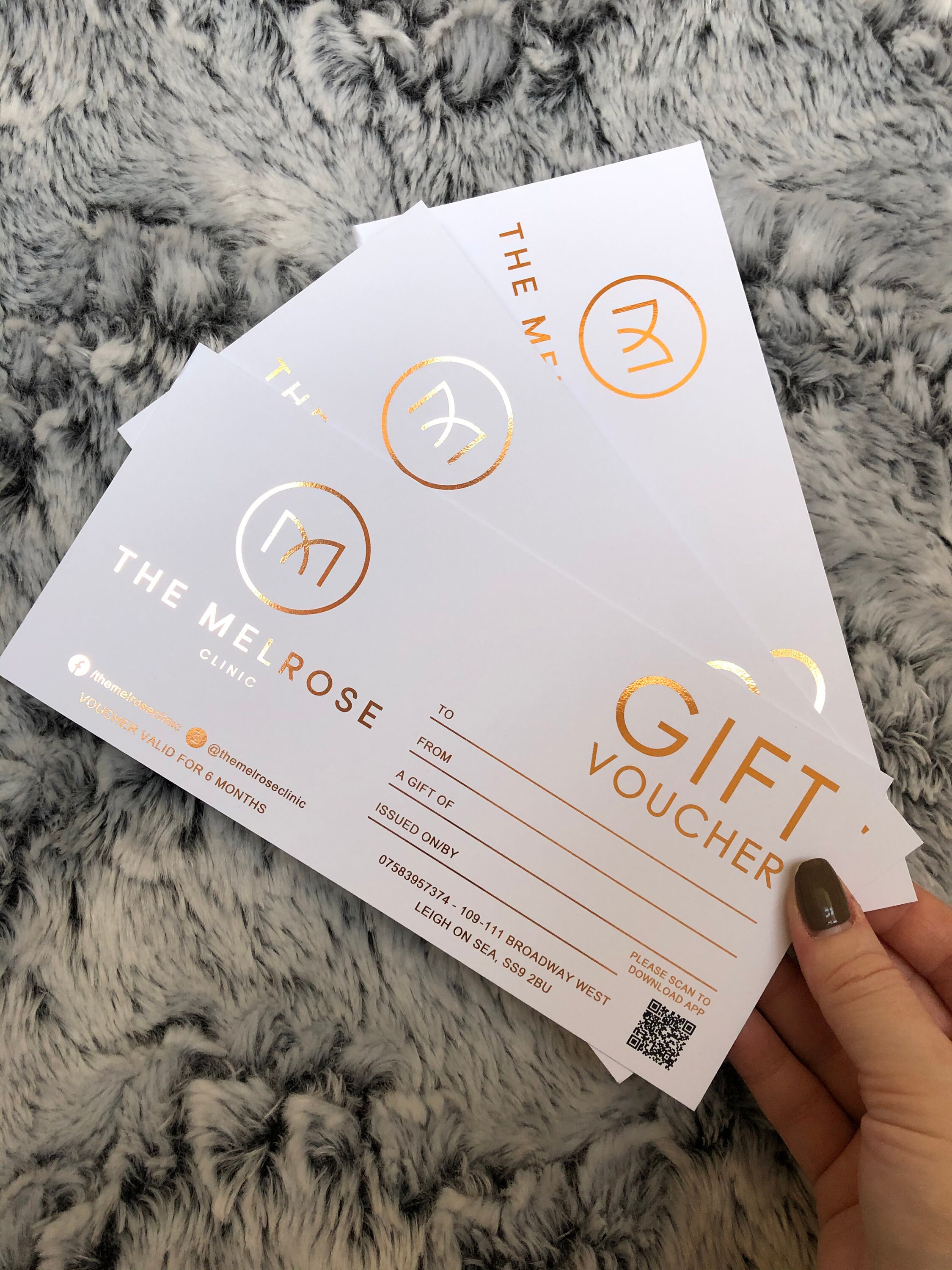 Gift Vouchers, Gift Certificate, Foiled Gift Voucher, Business Cards