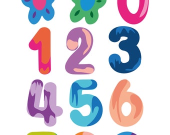 Karol G Numbers zwar, Png, Pdf | Zahlen SVG