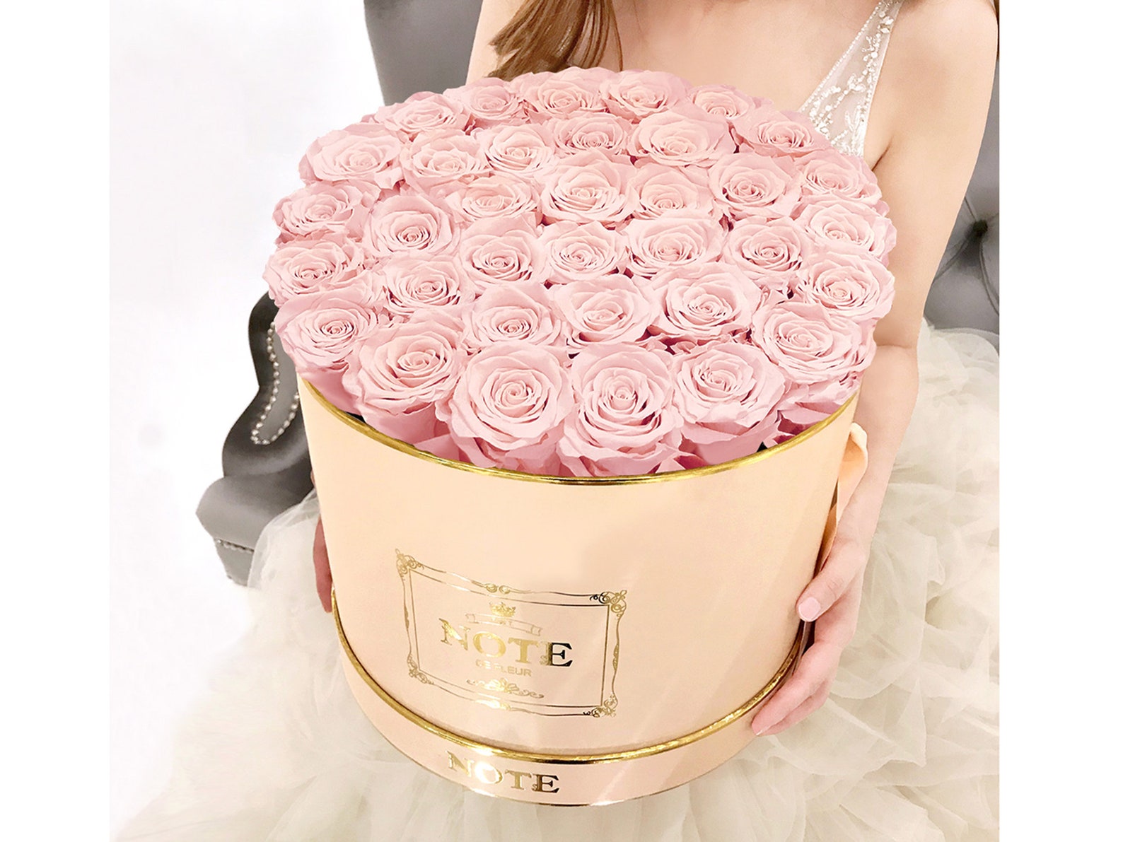 Personalized Forever Roses Everlasting Boxed Flower . Birthday